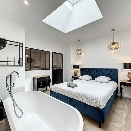 Апартаменти Loft Raffine Et Chic Au Calme Proche Du Centre De Beziers Et Des Plages Boujan-sur-Libron Екстер'єр фото