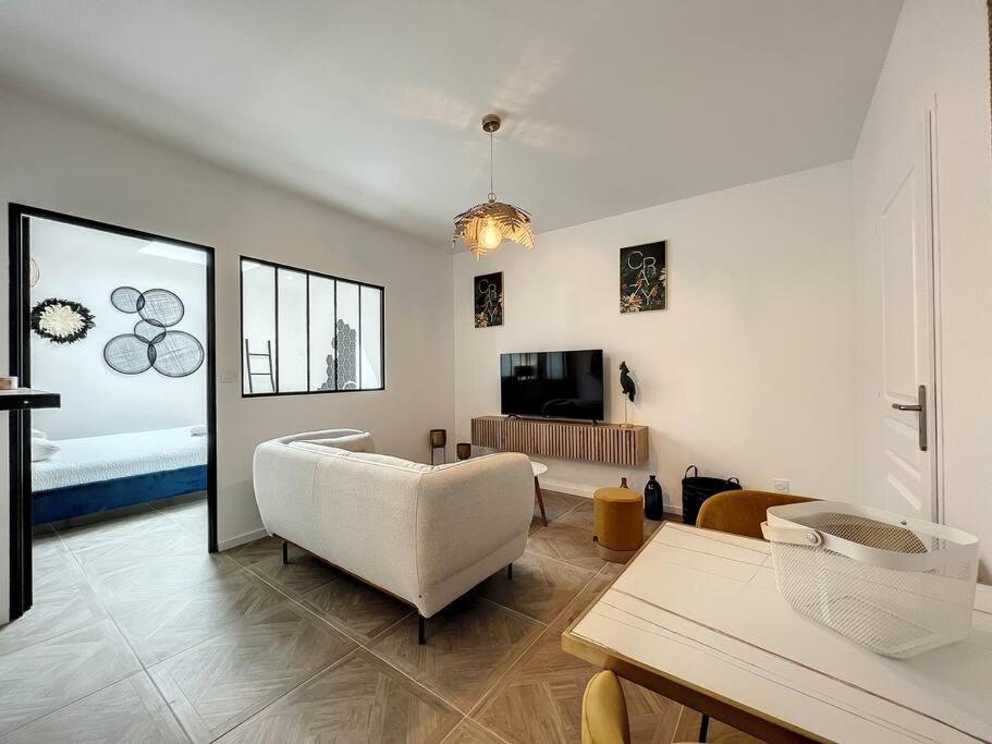 Апартаменти Loft Raffine Et Chic Au Calme Proche Du Centre De Beziers Et Des Plages Boujan-sur-Libron Екстер'єр фото
