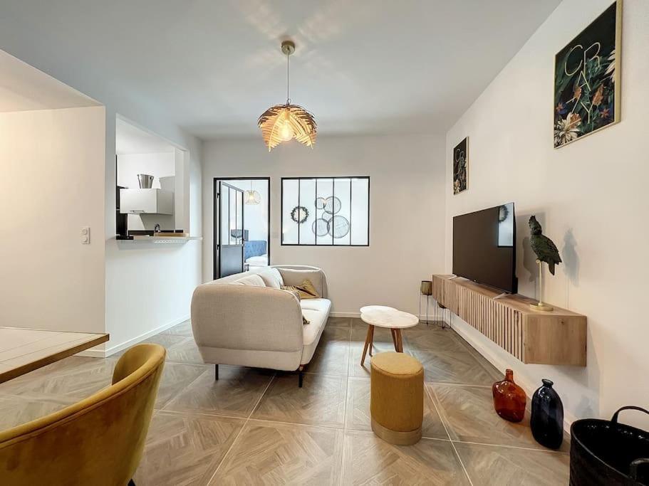Апартаменти Loft Raffine Et Chic Au Calme Proche Du Centre De Beziers Et Des Plages Boujan-sur-Libron Екстер'єр фото